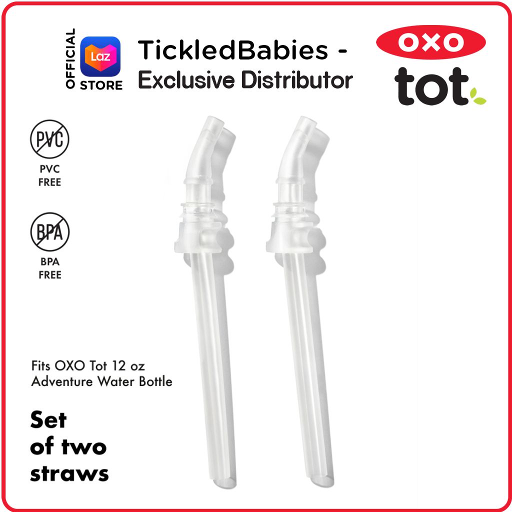 OXO Tot Adventure Water Bottle Replacement Straws, 12 Ounce, 2-Pcs –  Tickled Babies