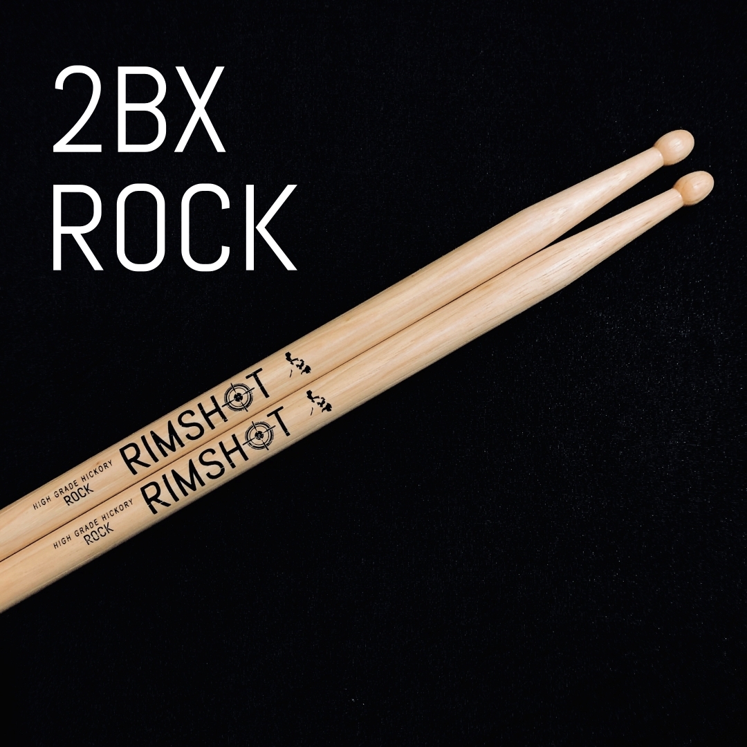 ROCK (2BX) Rimshot Drumsticks Hickory Lazada PH