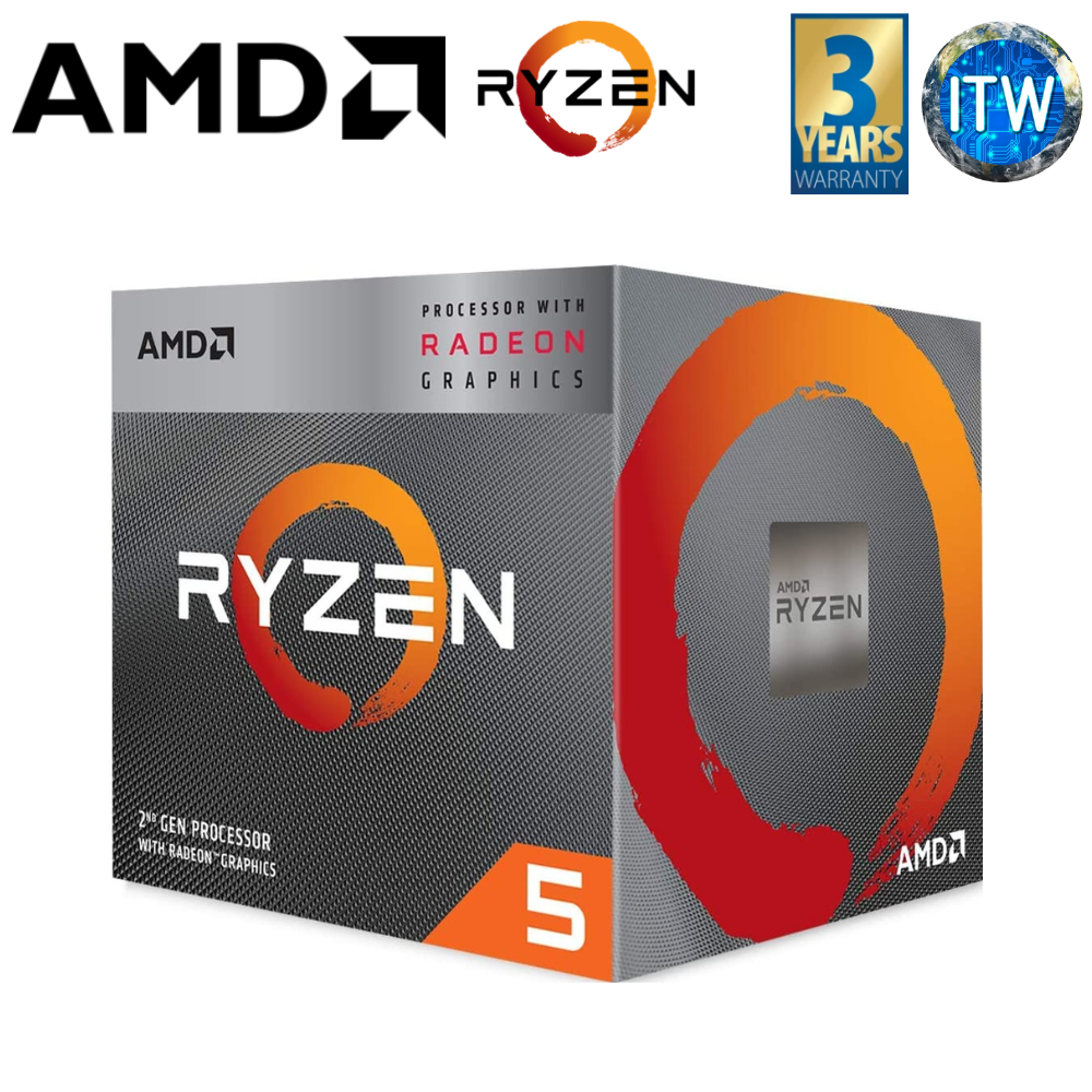 AMD Ryzen 5 3400G 4-Cores, 8-Threads Desktop Processor | Lazada PH