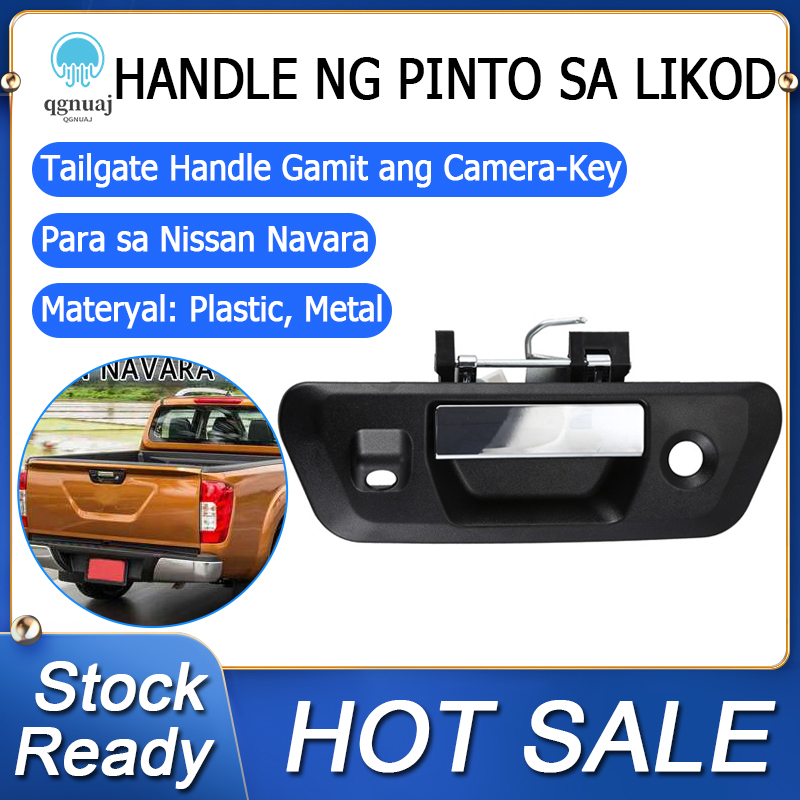 Genuine Nissan Navara NP300 Black Tailgate Handle – Plastic, Textured, 906064KJ1A