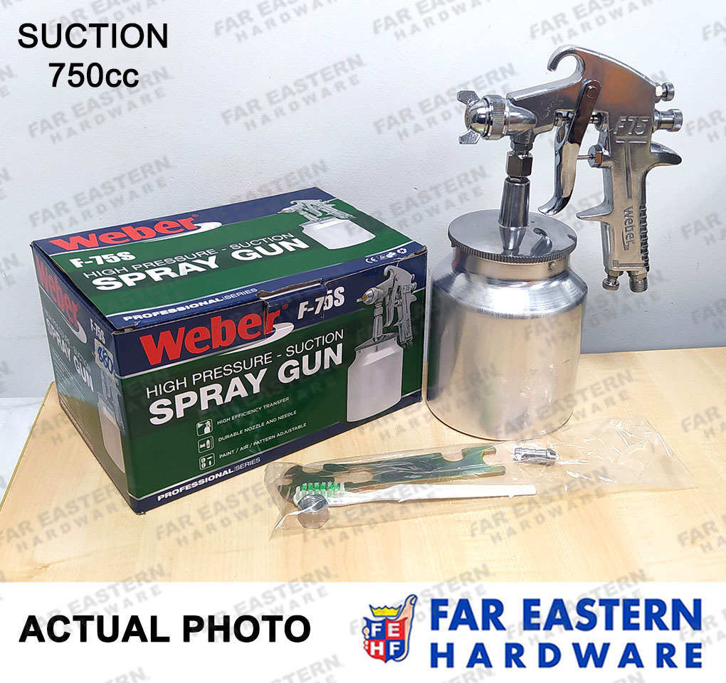 WEBER Air Paint Spray Gun Gravity Suction Pneumatic Sprayer