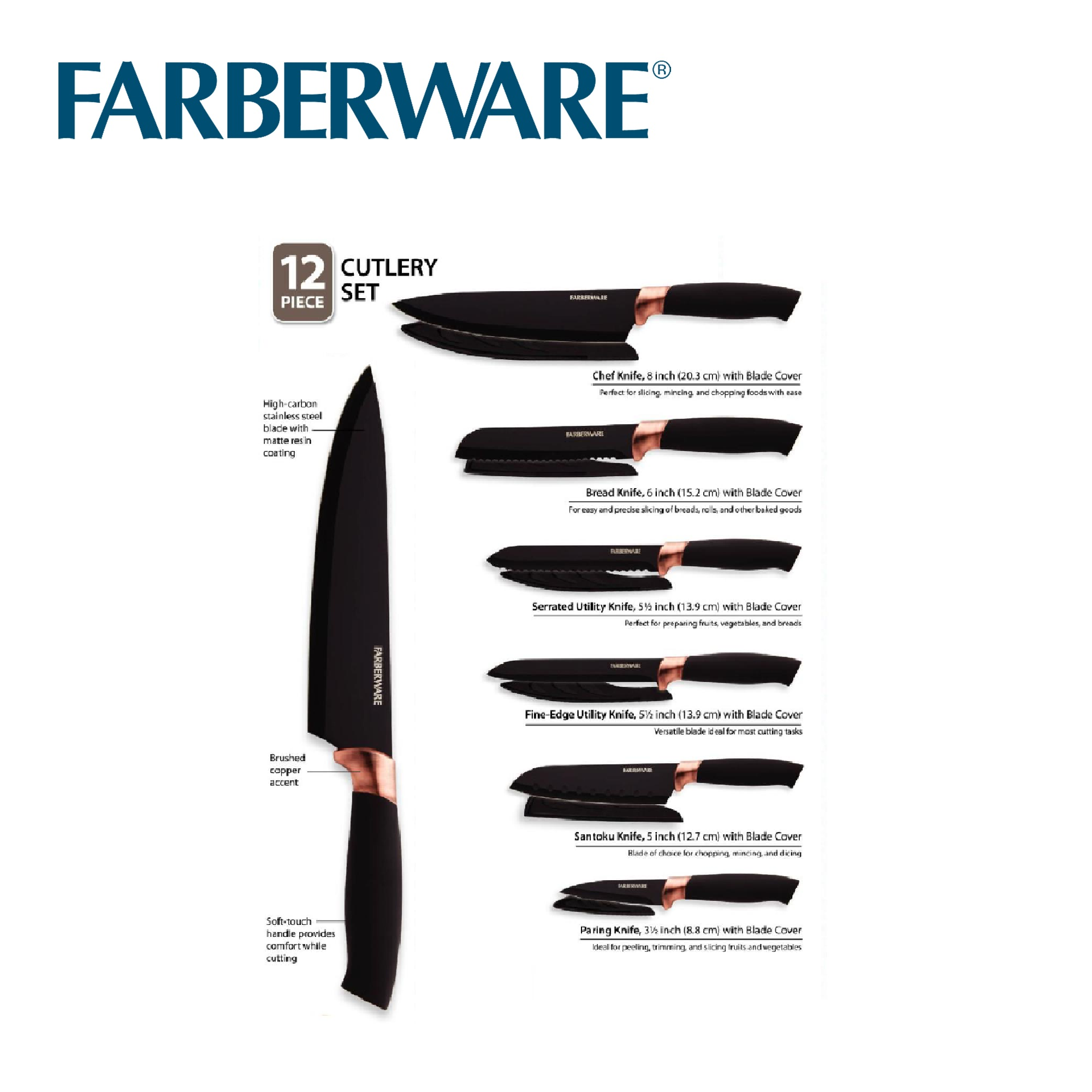 Farberware 12pc Cutlery Set