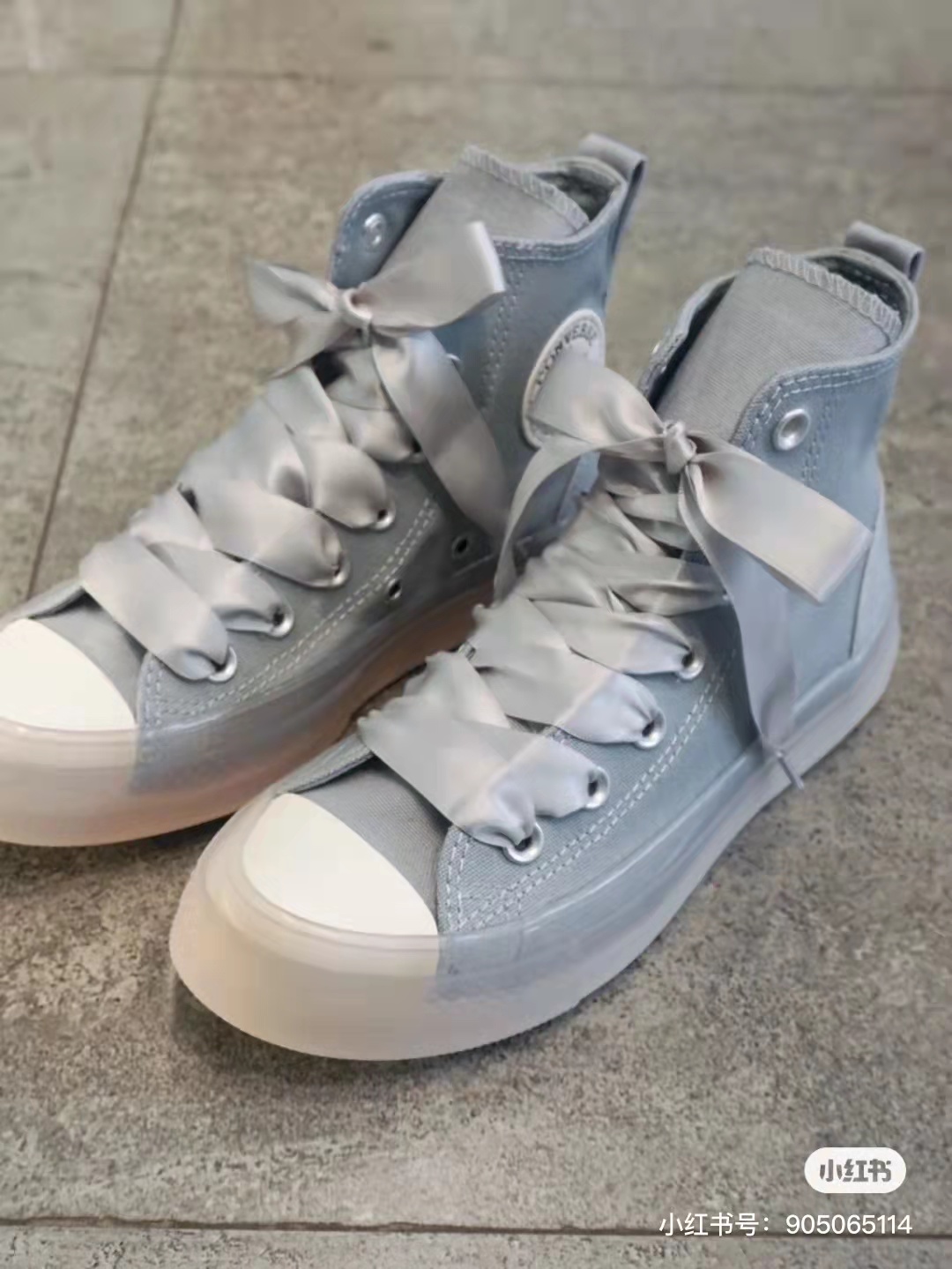 Converse Malta Blue CX Jelly Transparent Sole Light High Top Canvas