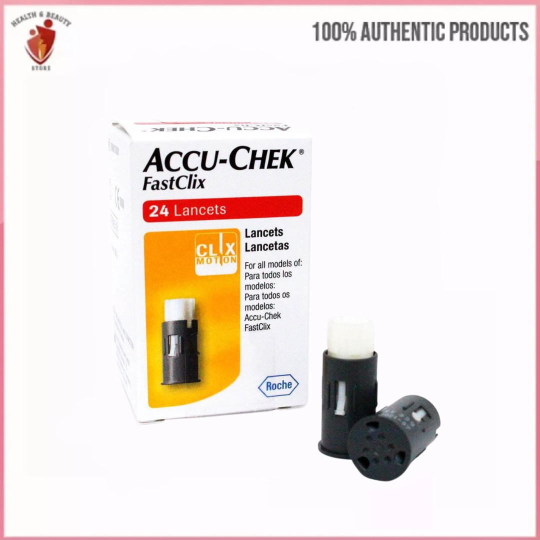 EXPIRY DATE January 2025++ ACCU.CHEK FASTCLIX LANCETS BY ROCHE 24s (4
