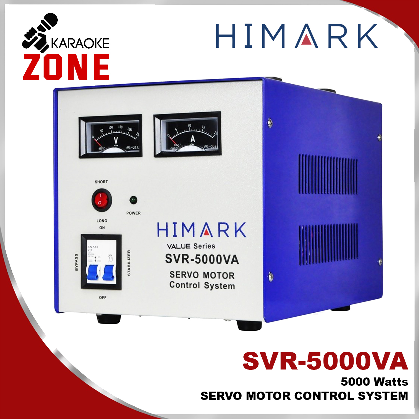 Himark SVR 5000VA AVR / 5000W / Servo Motor type / Automatic Voltage Regulator Lazada PH