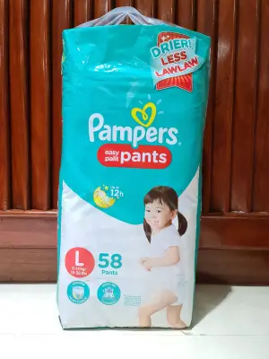 Pampers Diaper Pants, Large 58 pcs