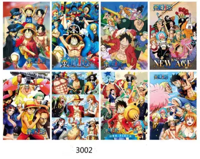 ONE PIECE POSTER 8 PIECES