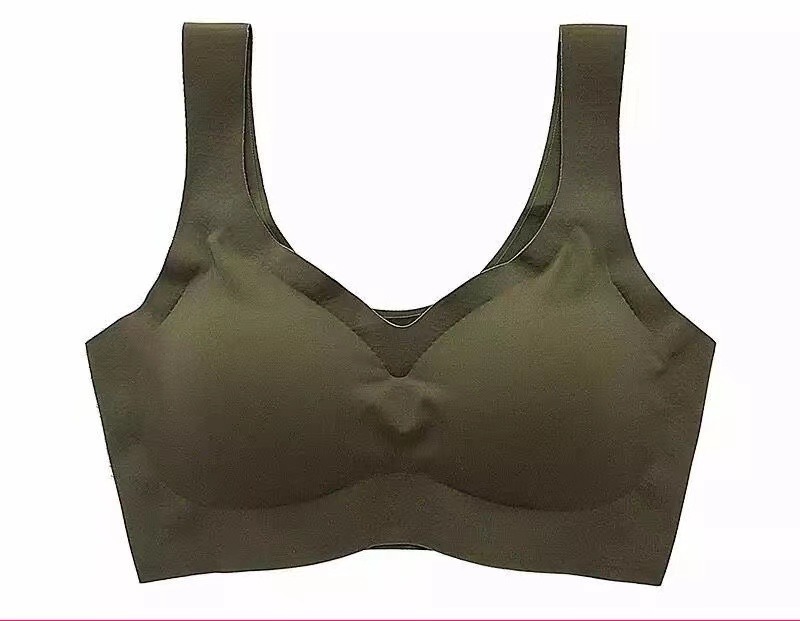 Seamless Bra for Young Women Underwear Wire Free Girls Push Up Bras Summer  Thin Bralette Lingerie 7 Colors (Color : Green, Size : Small(65C/70A/70B))  : : Clothing, Shoes & Accessories