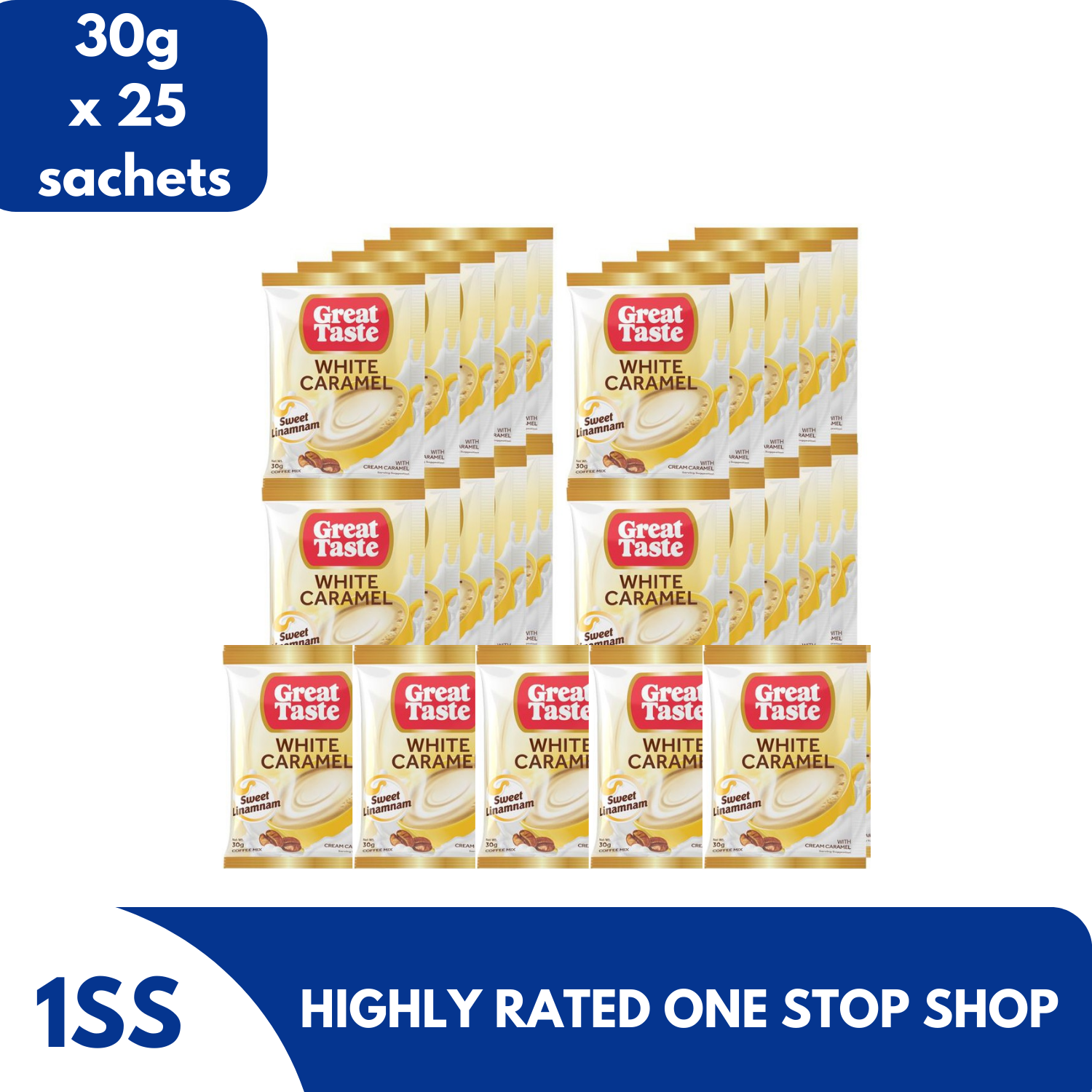 Great Taste White Caramel, 30g x 25 sachets Lazada PH