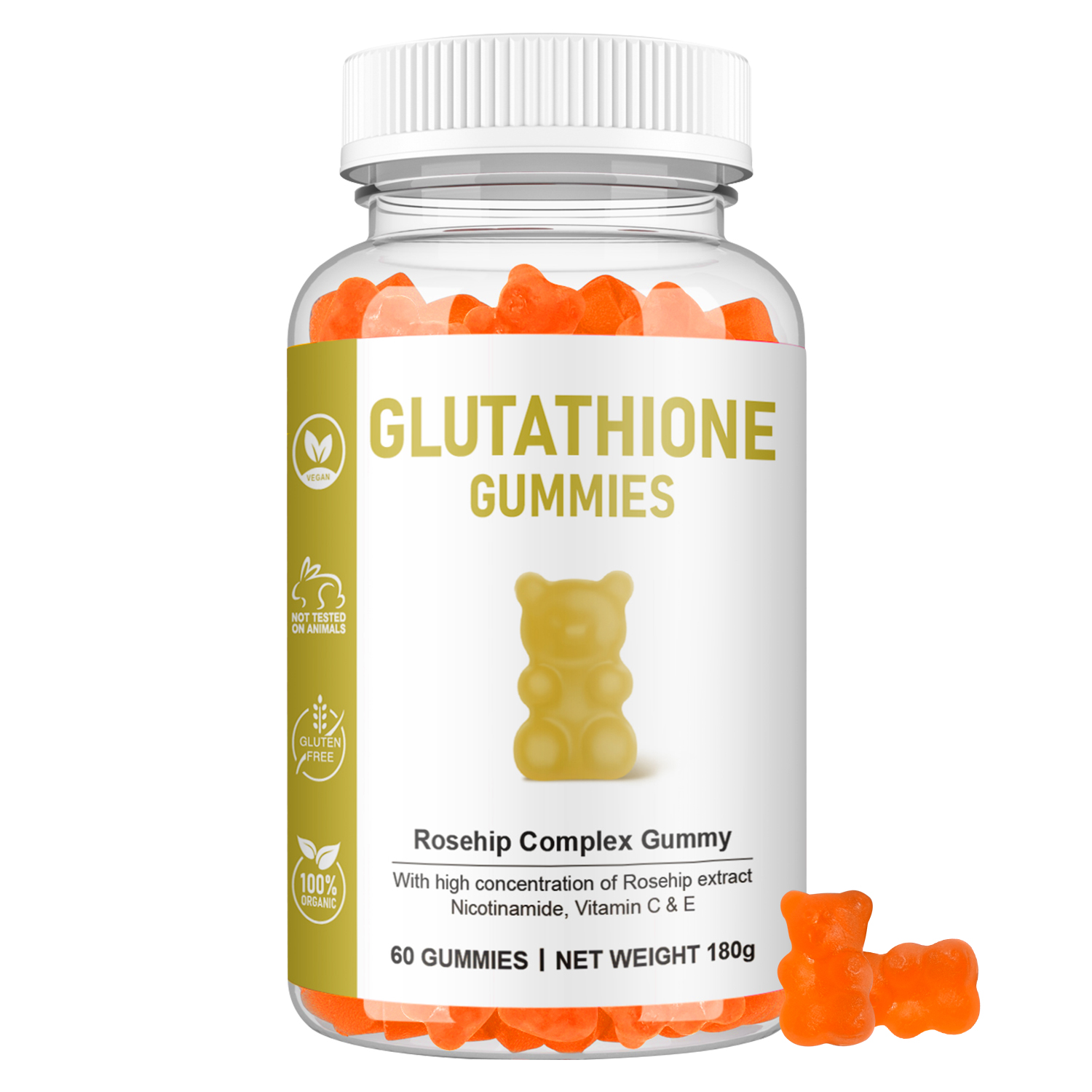 Glutathione Gummy Niacinamide Collagen Gummy Bears Collagen Gummy Bear ...