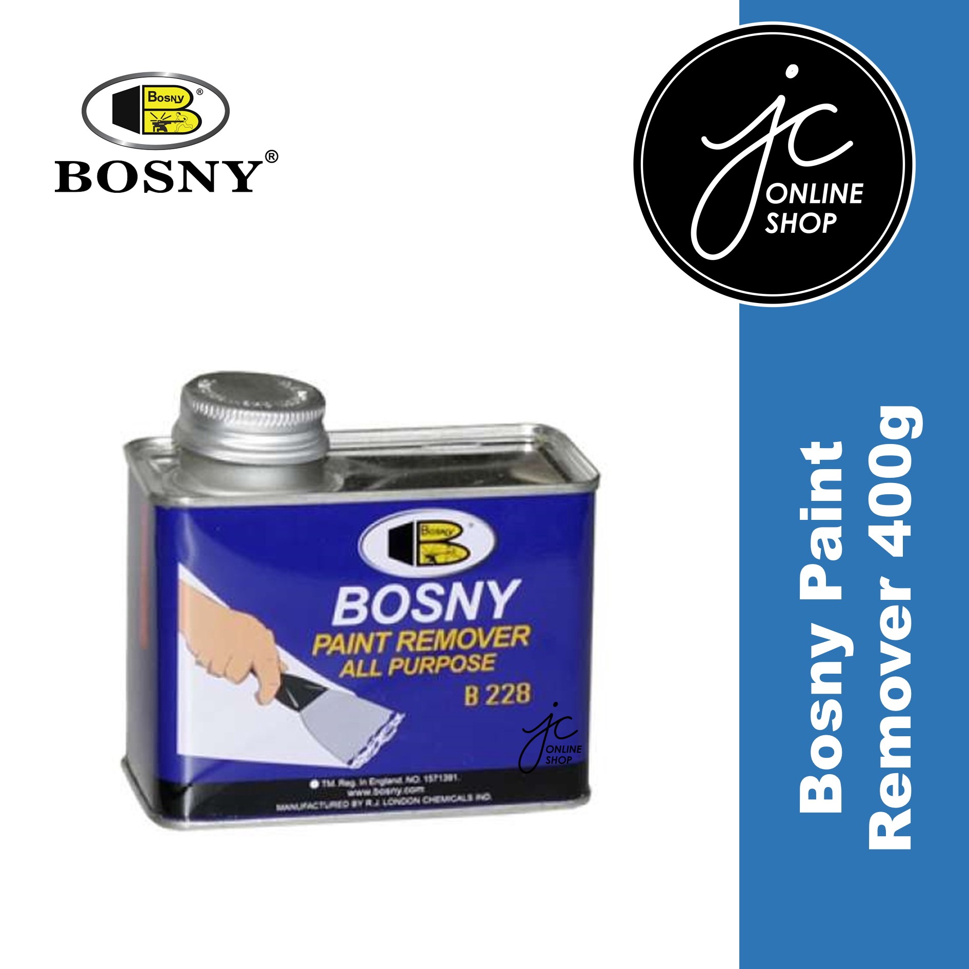 Bosny paint remover как открыть