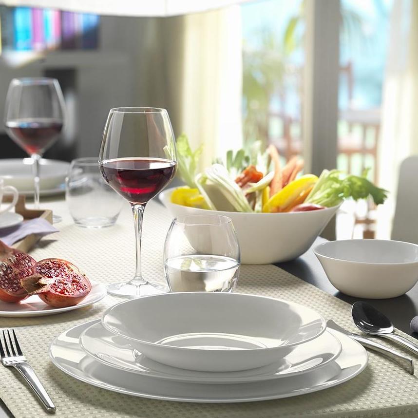 Bormioli Rocco Prometeo Set Of 6 Dinner Plates, 10.75