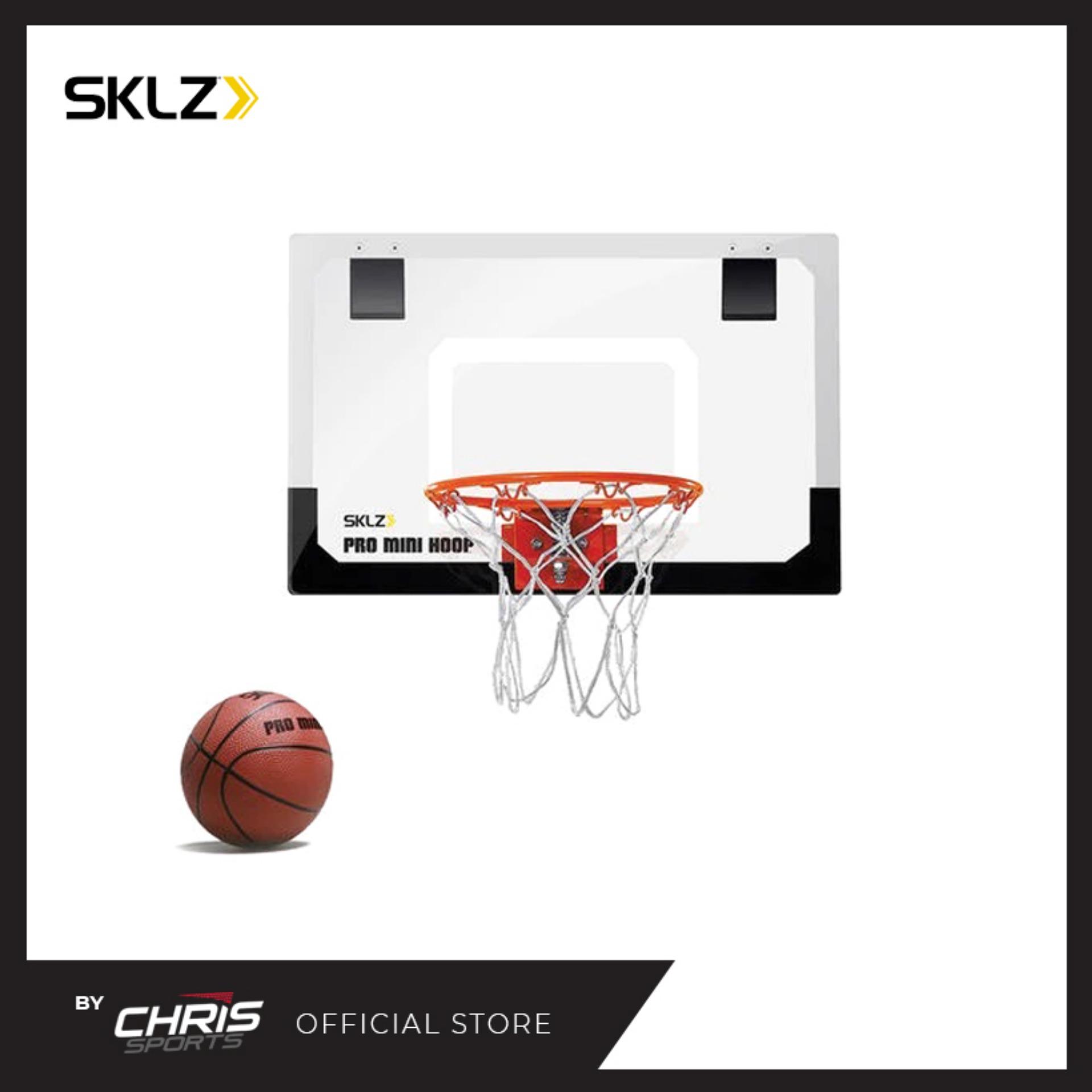 Over The Door round21 Includes 5 Rubber Ball Flexible Rim and Net Portable Mini Hoop Basketball Backboard 18 x 11 Polycarbonate Board