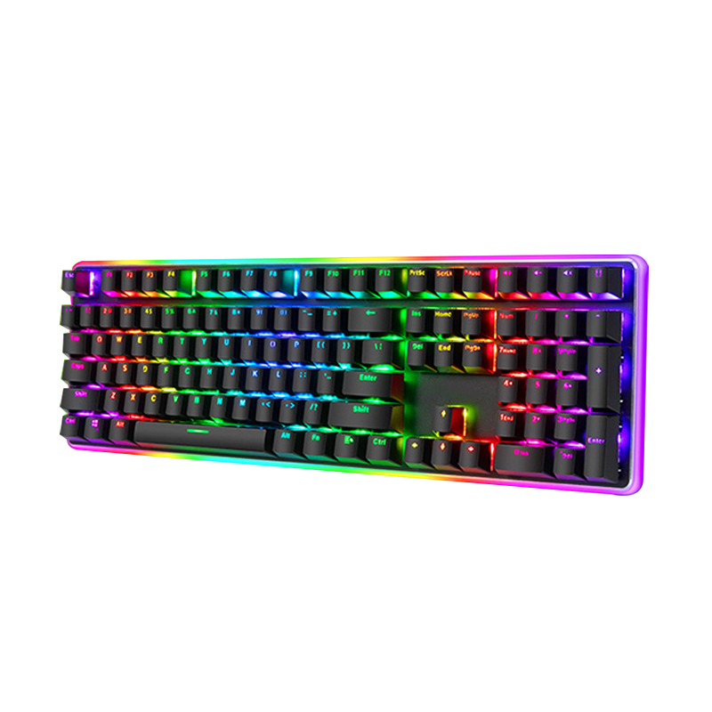 Royal Kludge RK918 108 Keys USB WIRED RGB Backlit Mechanical Gaming ...