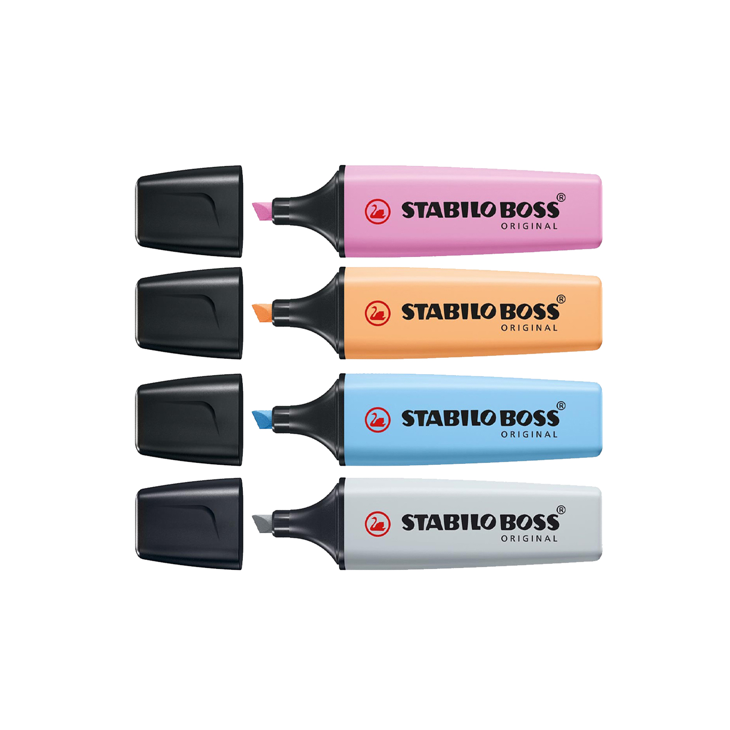 STABILO BOSS Pastel Highlighter Pen Marker Color Set School Office - Main Image