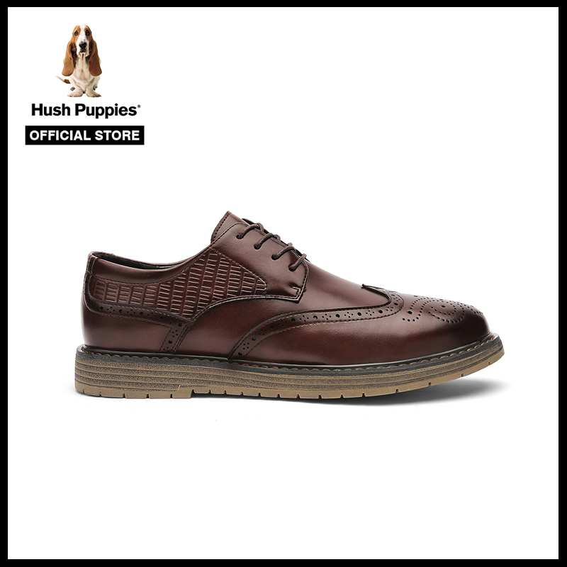 Hush Puppies Mens Shoes Peak Wing Tip Formal Shoes HP1002 Lazada PH