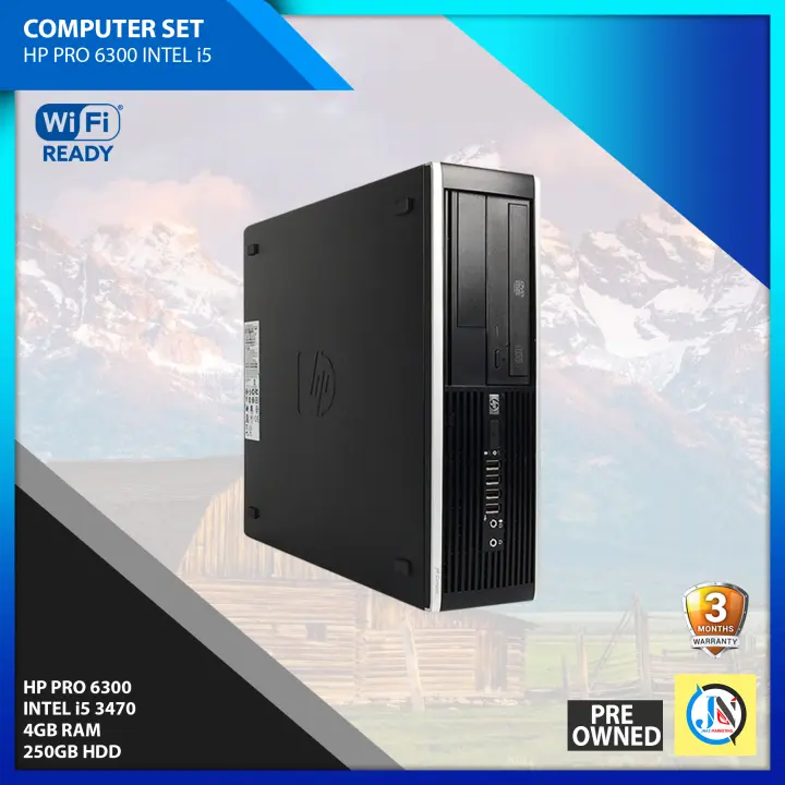 Desktop Cpu Hp Intel Core I5 3rd Gen 8gb Ram 250gb Hdd Cpu For Gaming Lazada Ph