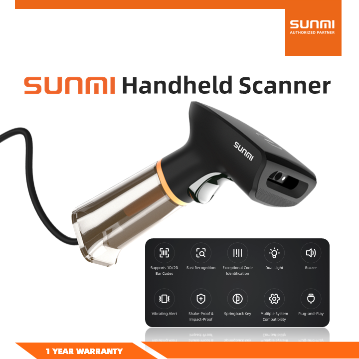 Sunmi NS021 2D Handheld Barcode Scanner