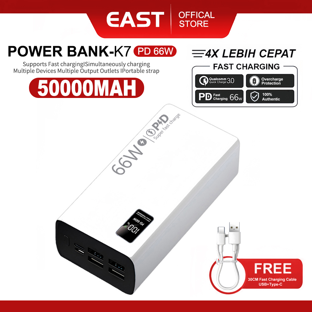 EAST Powerbank Heavy Duty Orginal Brand 10000mah 800000mah Power Bank ...