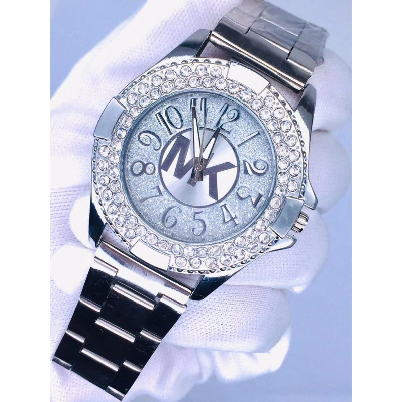 Iced out michael hot sale kors watch