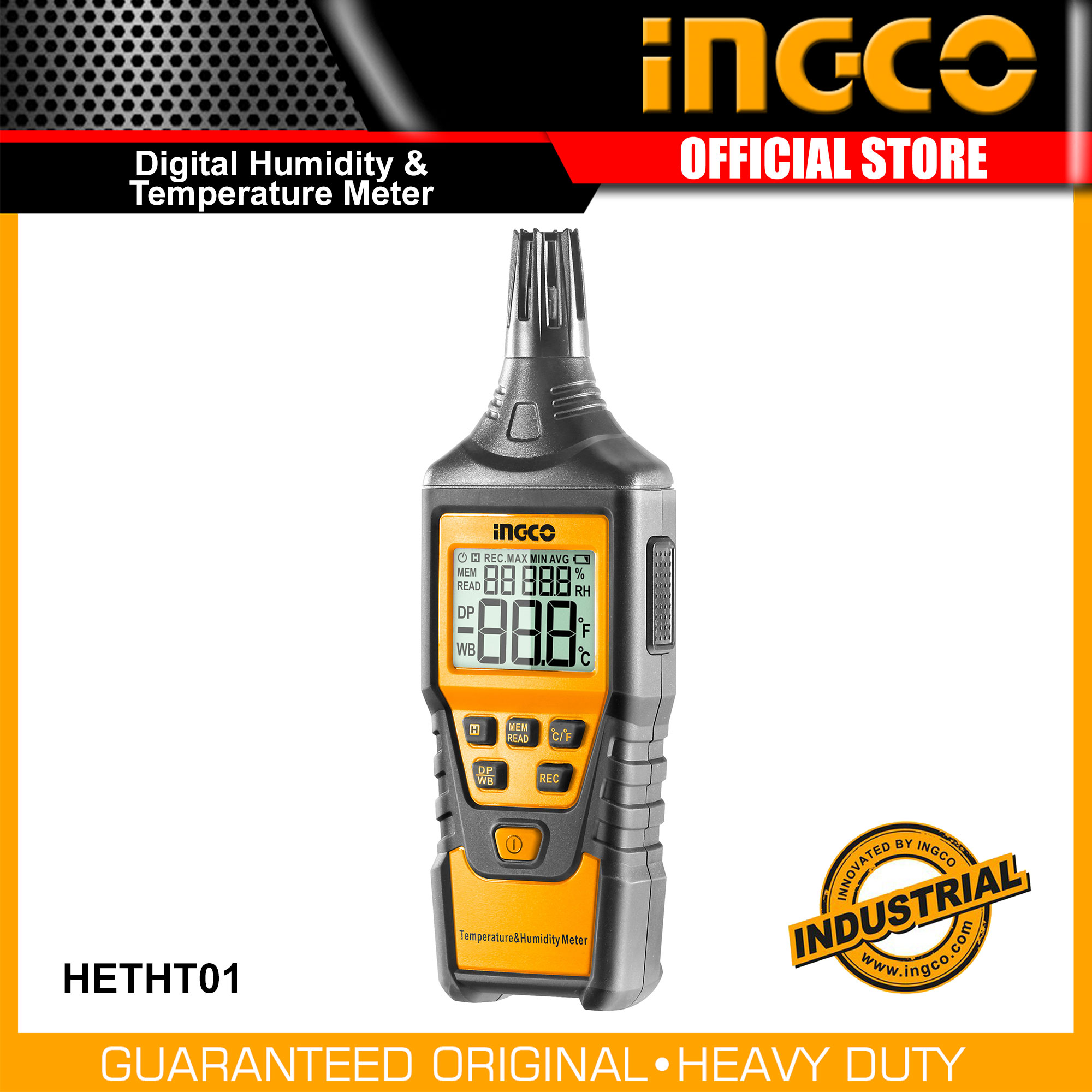 INGCO Digital Humidity & Temperature Meter HETHT01 IPT Lazada PH