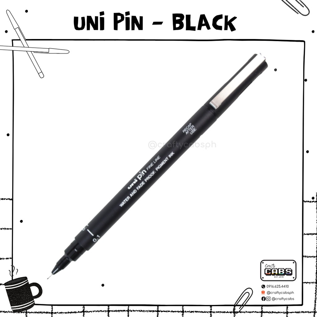 UNIPIN (PER PIECE) Technical Drawing Pen ( 0.05 to 0.8 ) Engineering