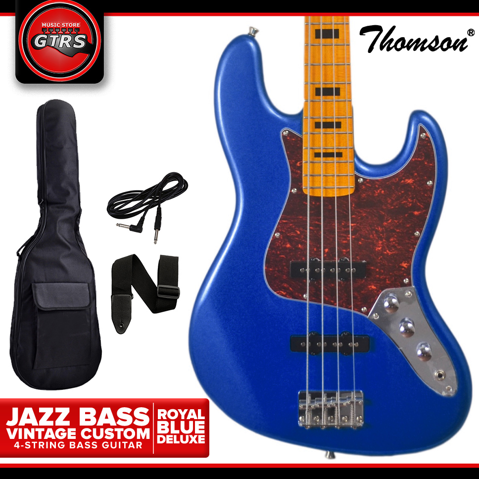 Thomson 4-String Vintage Custom Jazz Bass Guitar with FREE