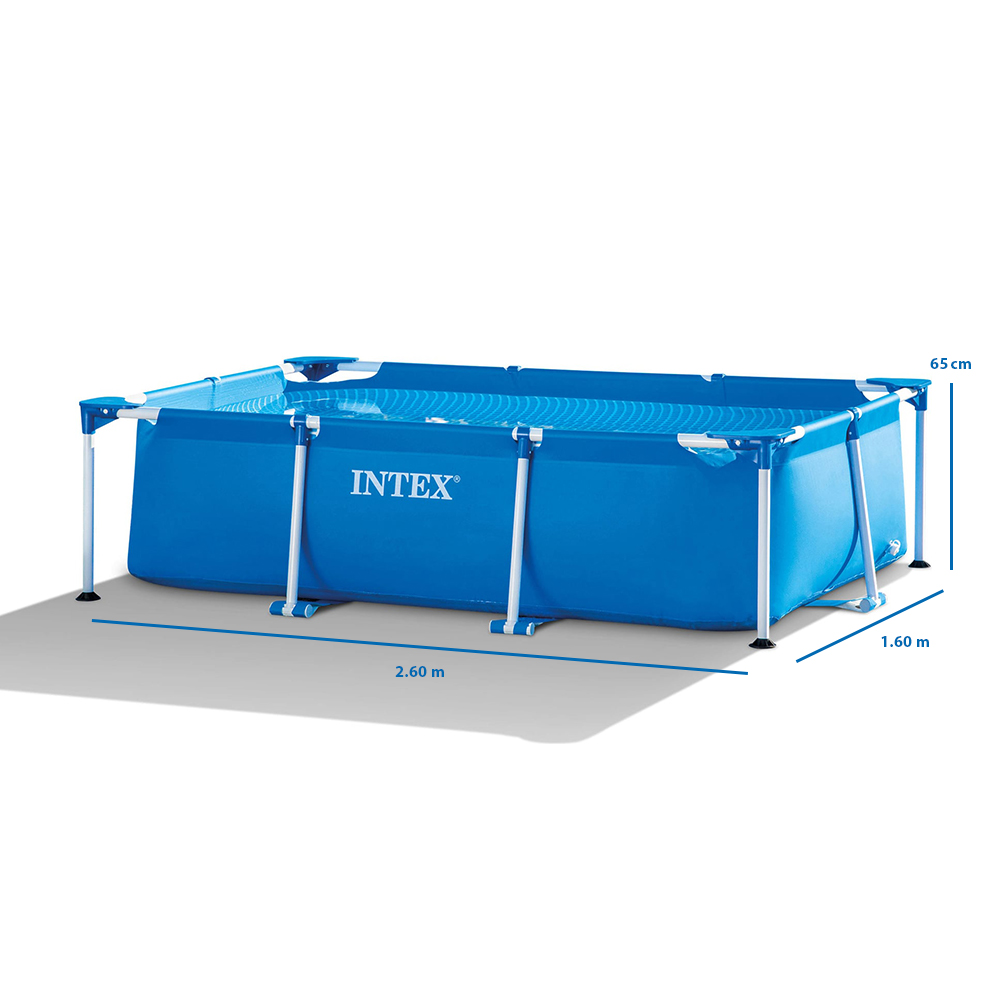 High Quality Metal Frame Rectangular Big Family Swimming Pool | Lazada PH