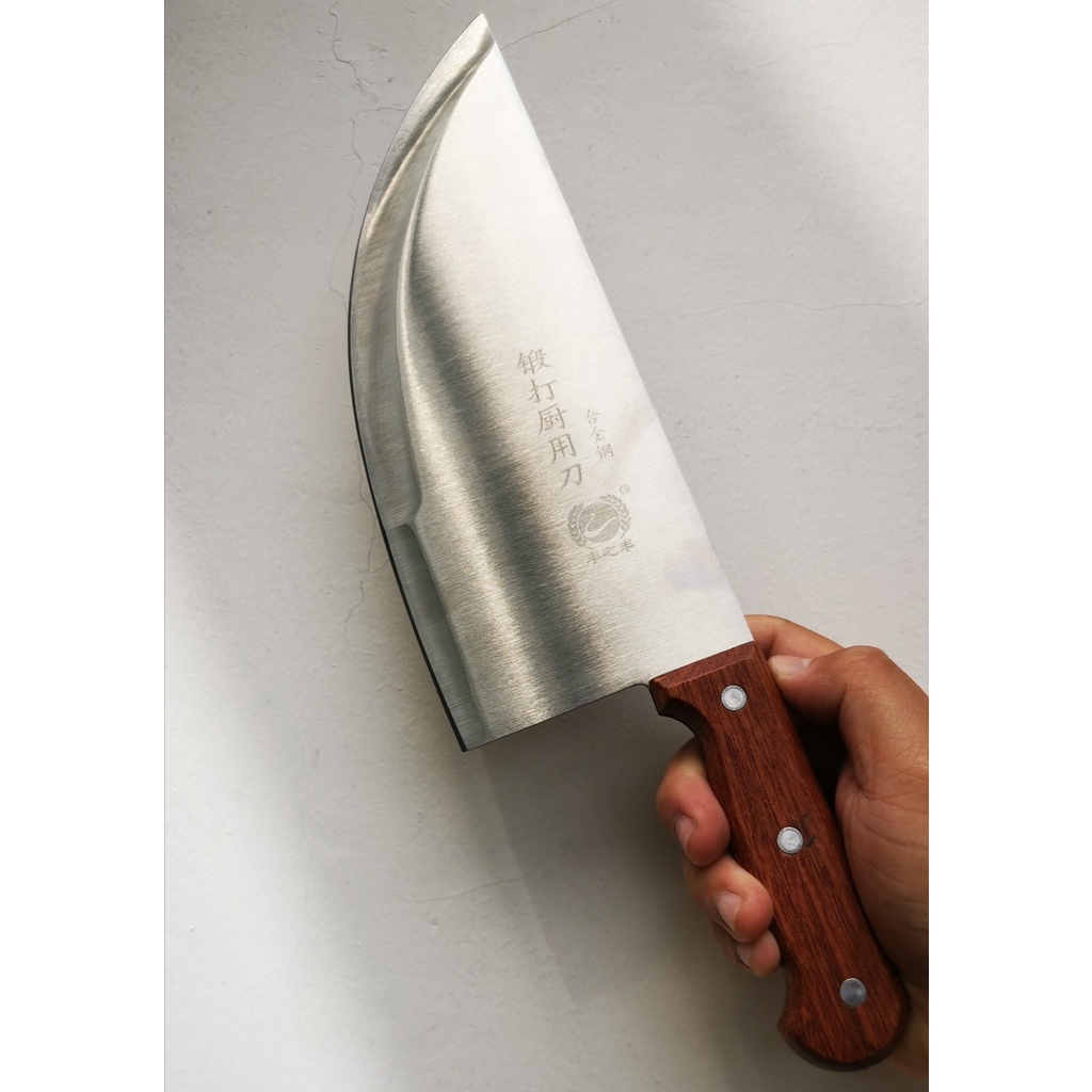 COD Double Blade Cleaver Butcher Knife with Solid 10 Length and 2mm