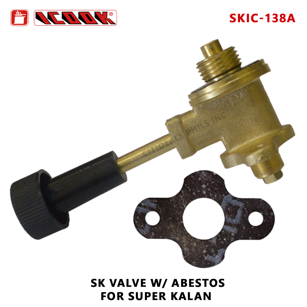 Superkalan Control Valve (Handle) with Asbestos Gasket Sapatilya Spare