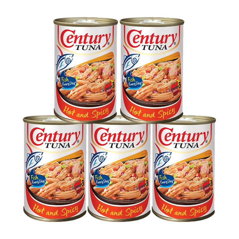 Century Tuna Hot & Spicy 155gx5s Lazada PH
