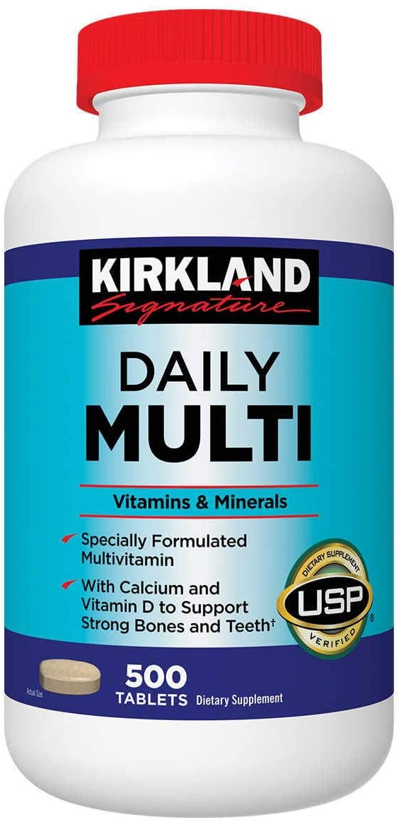 Kirkland Multi Vitamins & Minerals Tablets, 500Count Lazada PH