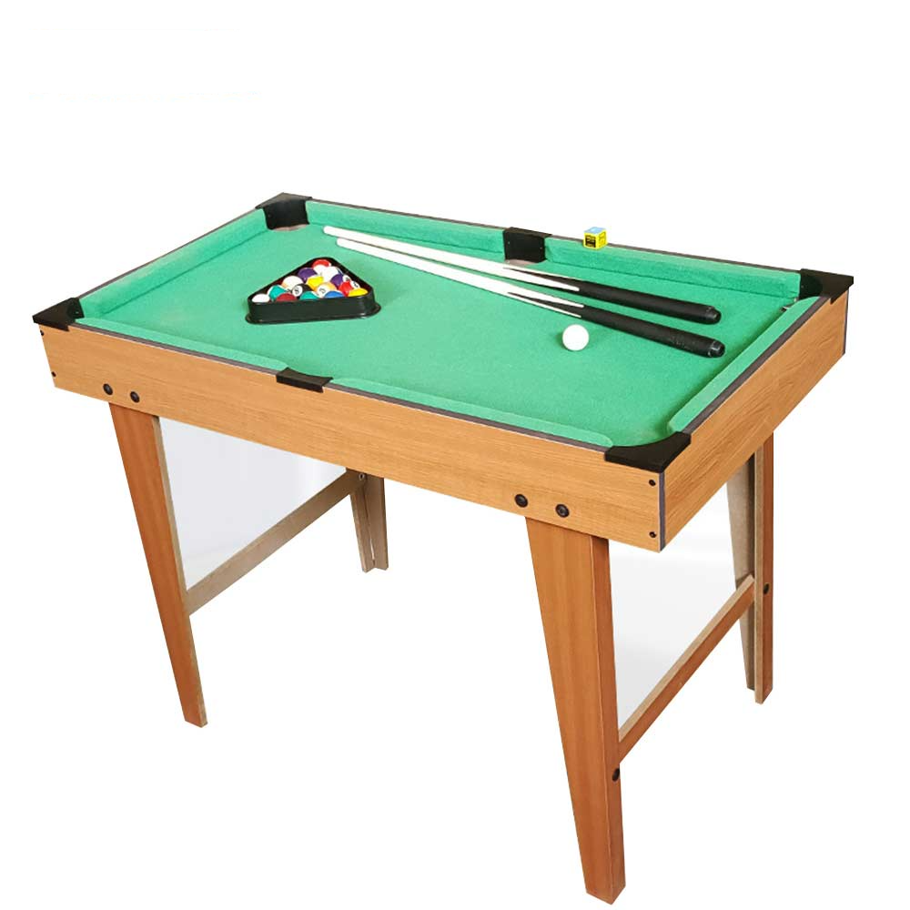 KEJI LIFE Mini billiard Table for Kids Wooden Tabletop Pool Table Set