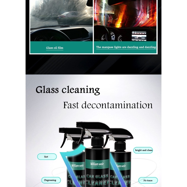 Love like chi WILLIAM WEIR/Car glass cleaner/Glass descaling/Acid Rain