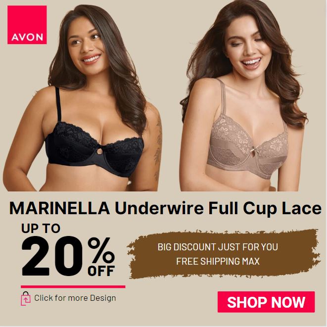 Avon Official Store:Marinela Underwire Full Cup Bra for women