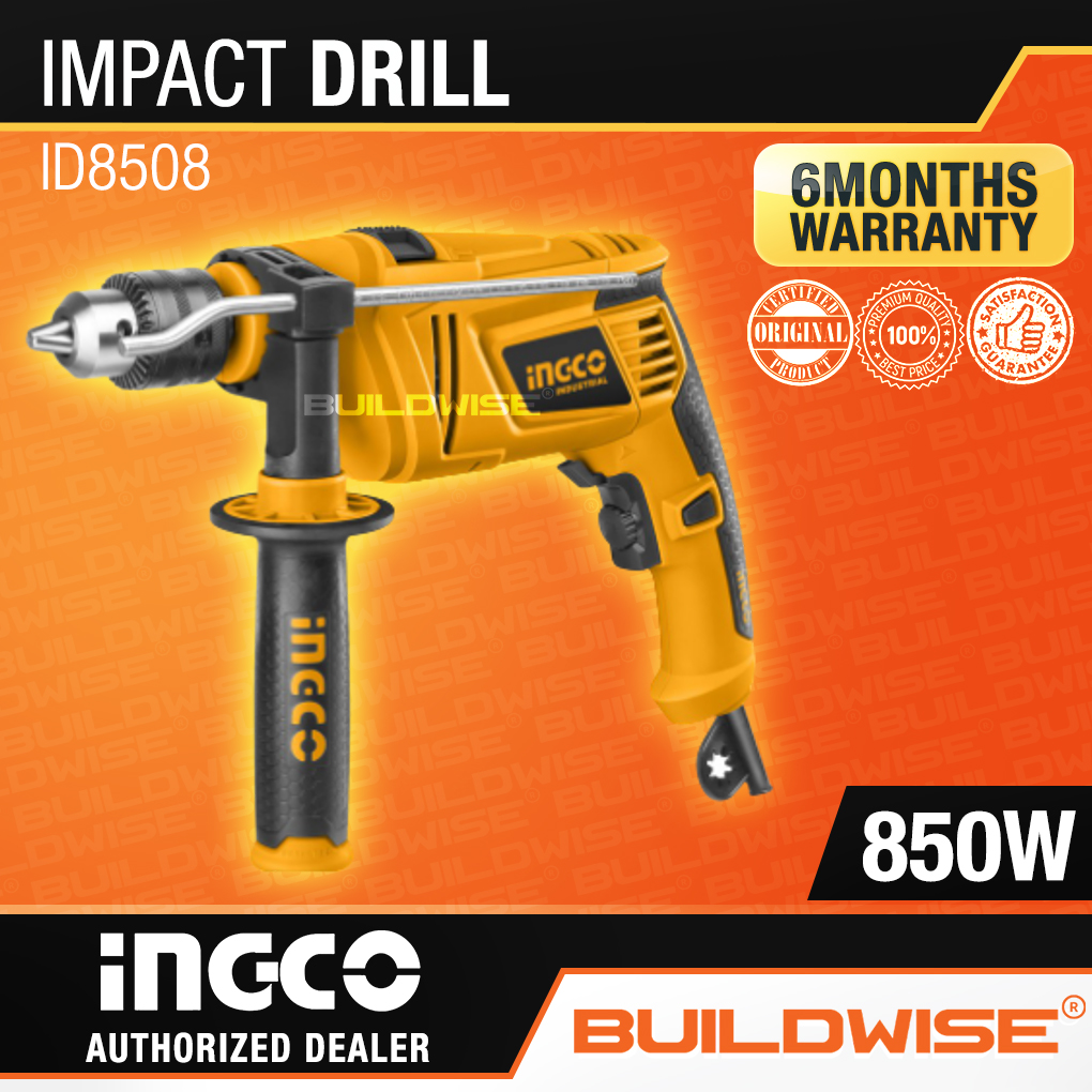 Ingco Impact Drill ID8508 (850W) 「BUILDWISE®」 | Lazada PH