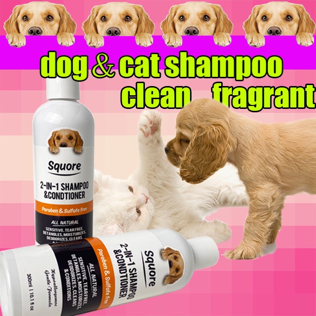 【Ready Stock】Dog and Cat Shampoo Pet Shampoo Dog Shampoo and