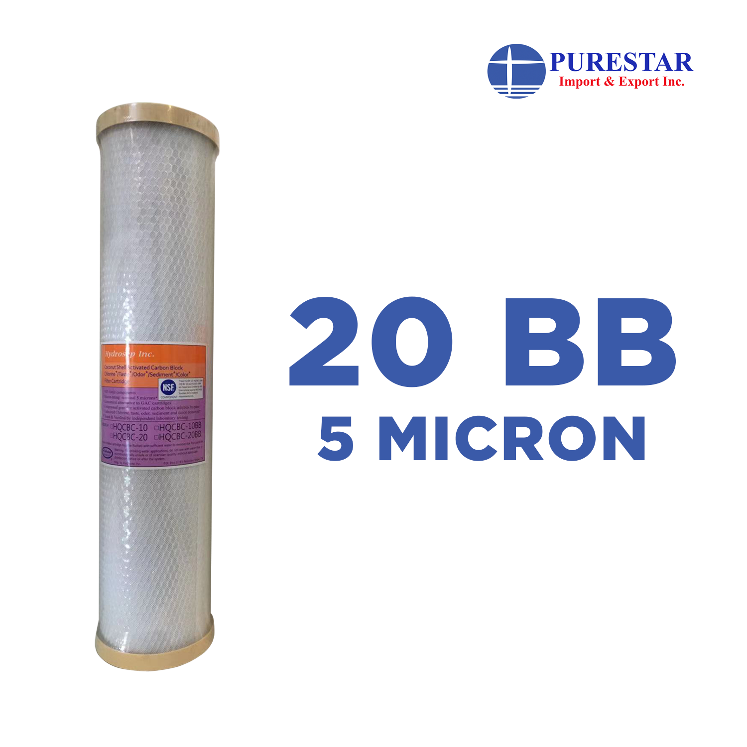 Hydrosep Carbon Block Filter 20 BB 5 MICRON Lazada PH