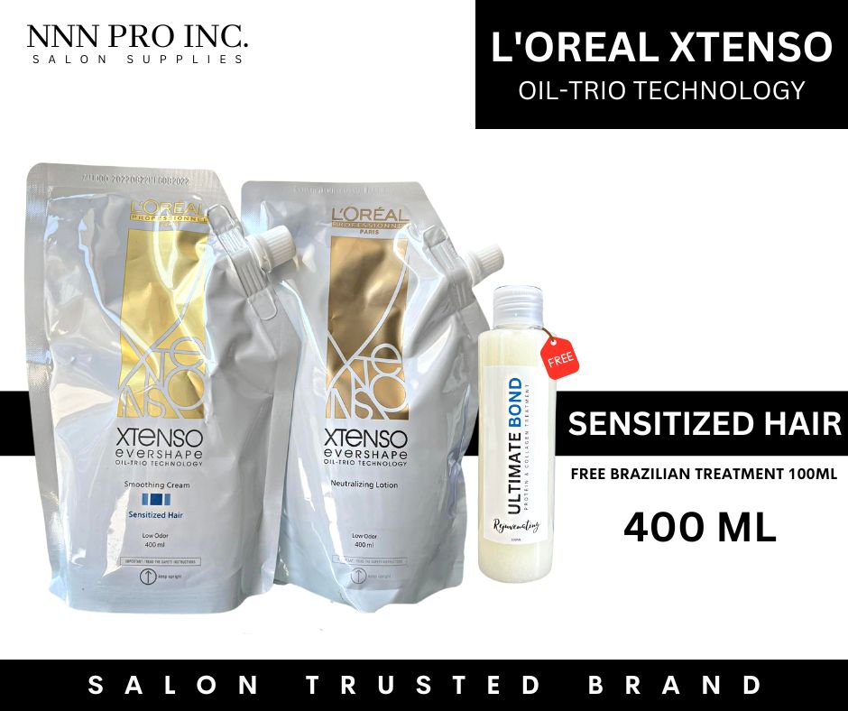 L'Oreal Rebonding set (with free 100ml Ultimatebond Brazilian Treatment