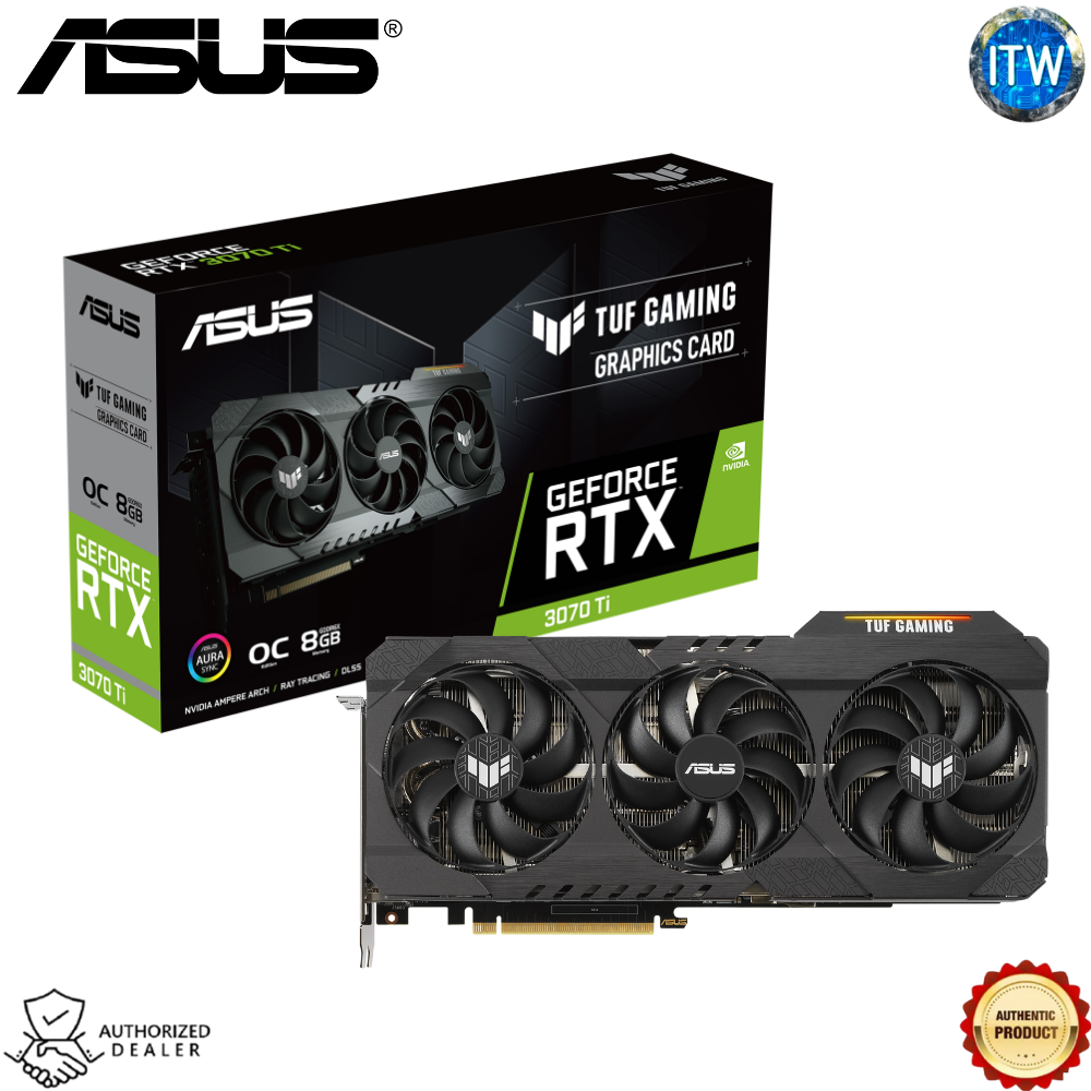 Asus TUF Gaming GeForce RTX™ 3070 Ti OC Edition 8GB GDDR6X Graphic Card ...