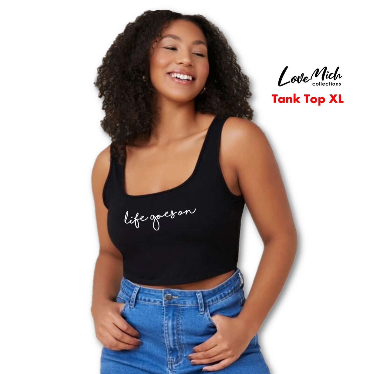 Plus Size Square neck Tank Top Sleeveless Sando tops Women Fashion Clothes  by lovemichcollections