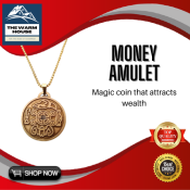 Money Amulet Charm Pendant for Good Luck and Wealth