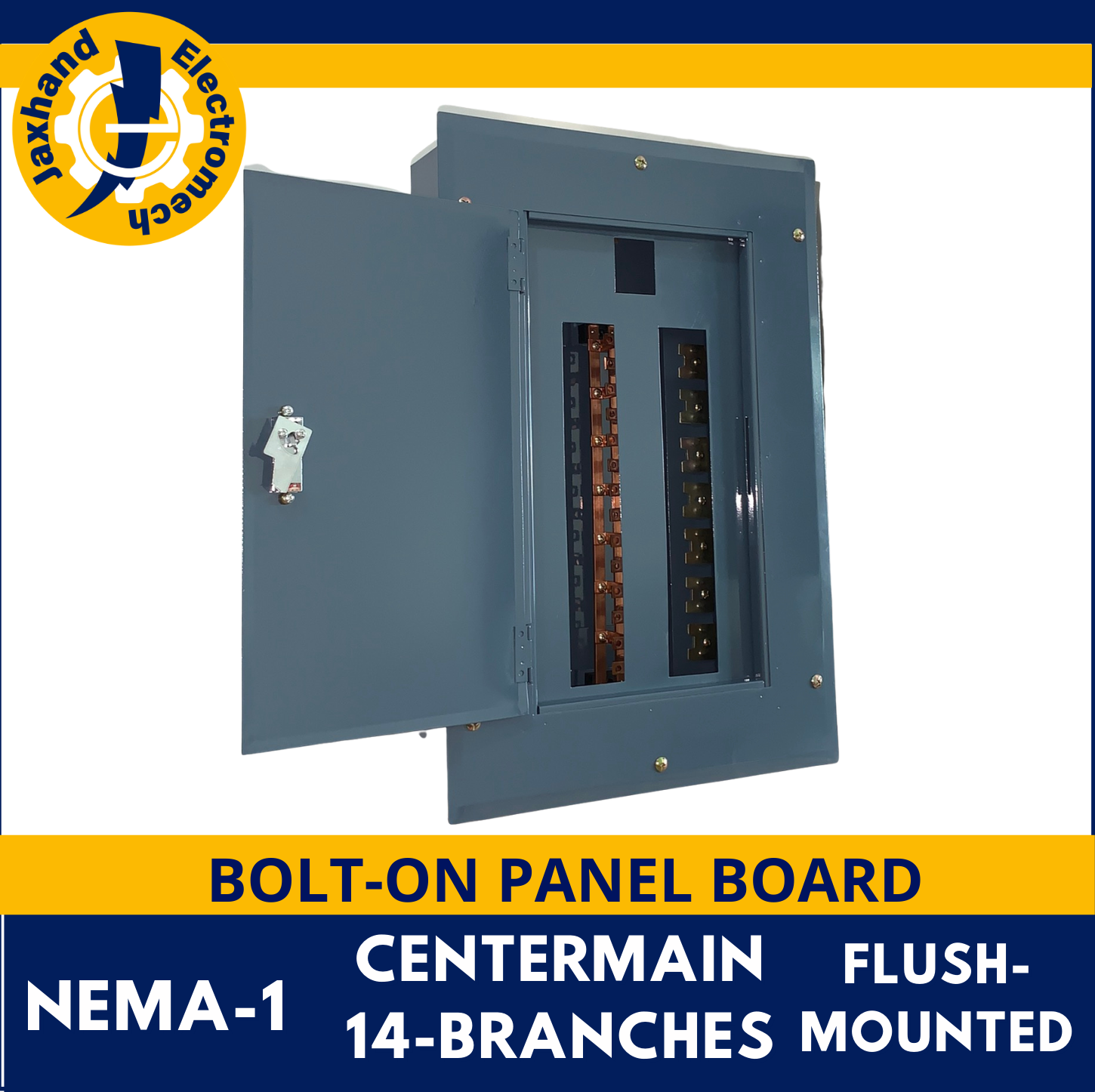 Panel Board 14 Branches BoltOn Type CenterMain FlushMounted Gauge