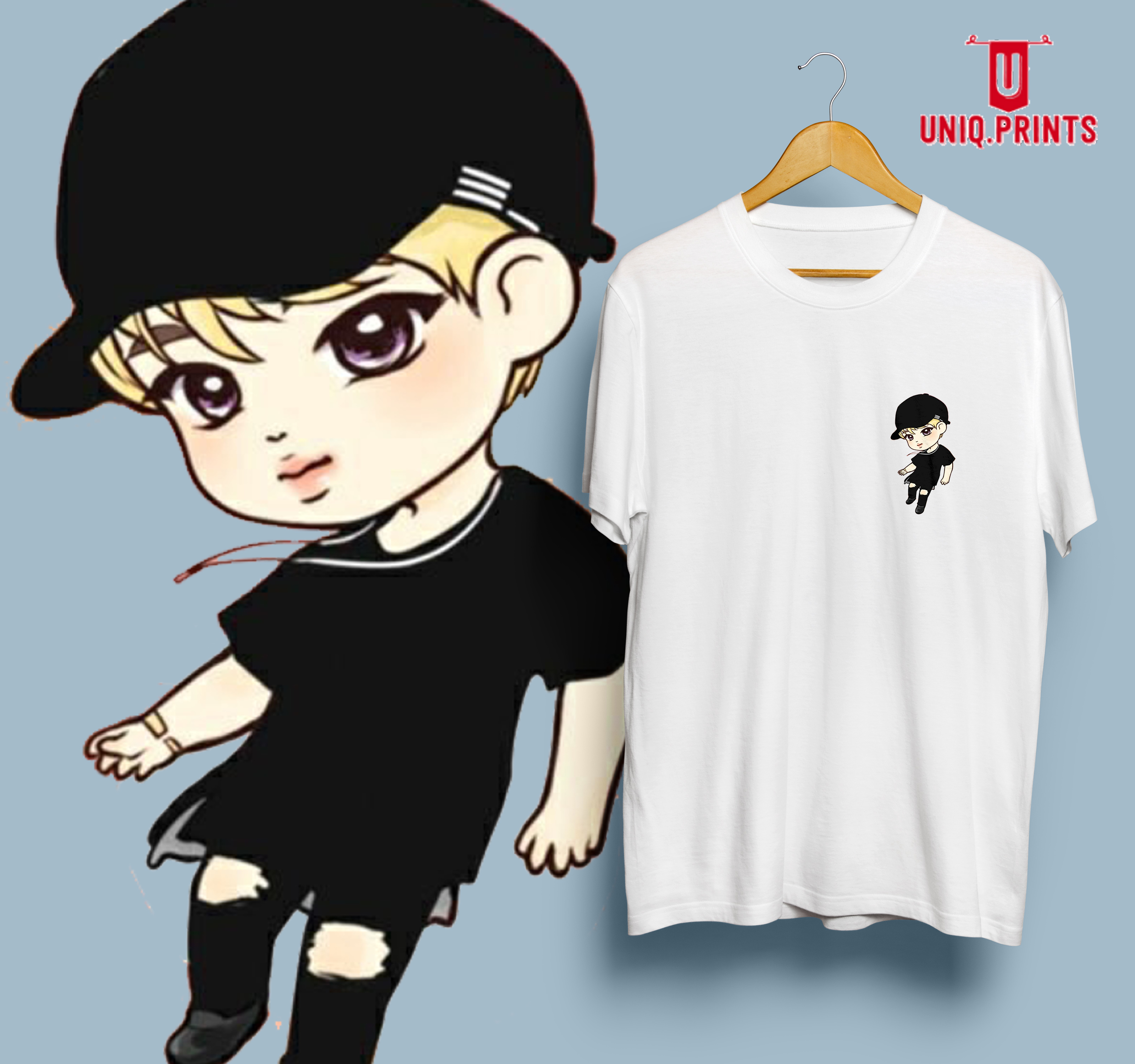  BTS Cartoon Design Tshirt Collection Unisex | Lazada PH