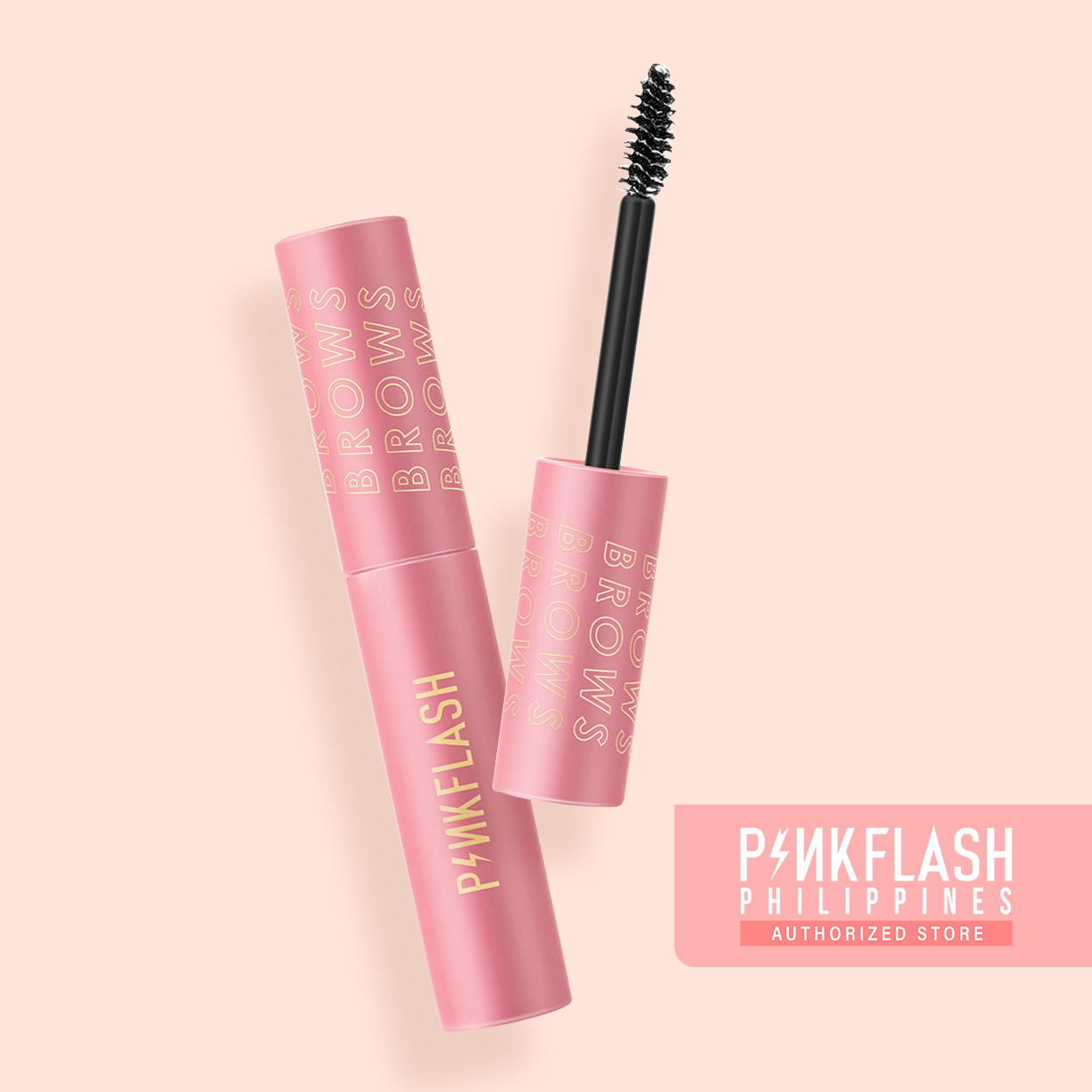 PINKFLASH Eyebrow Gel Mascara NonSticky Lasting Natural Dimensional