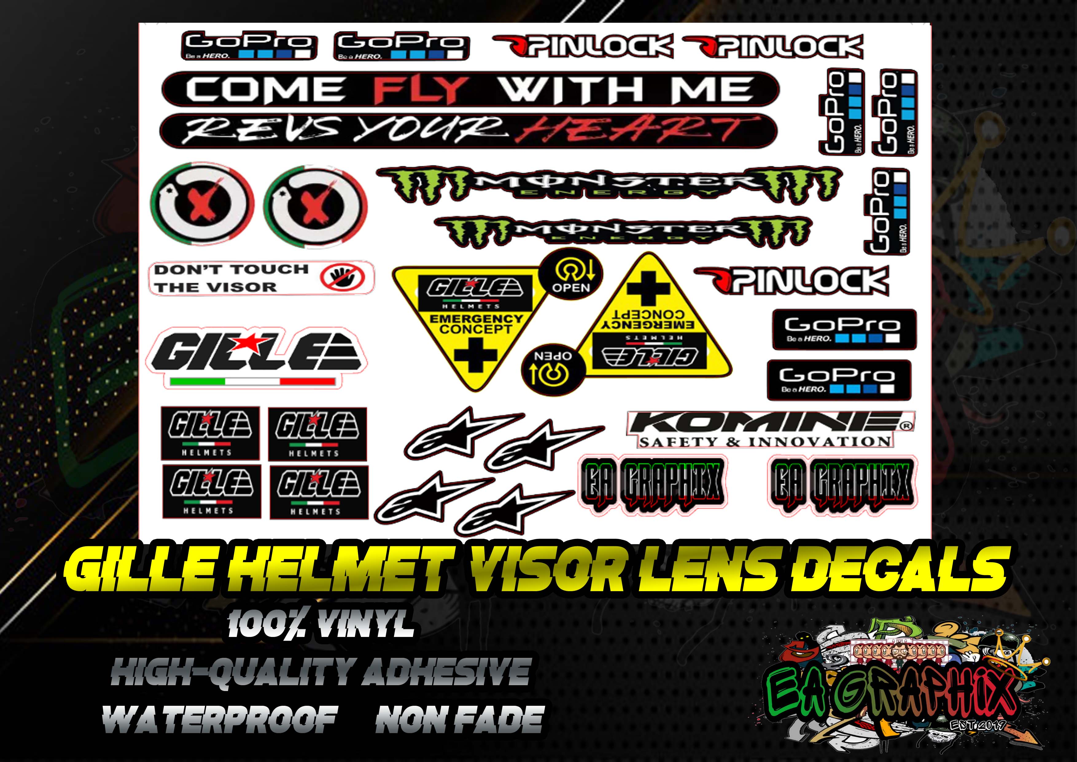 gille helmet visor