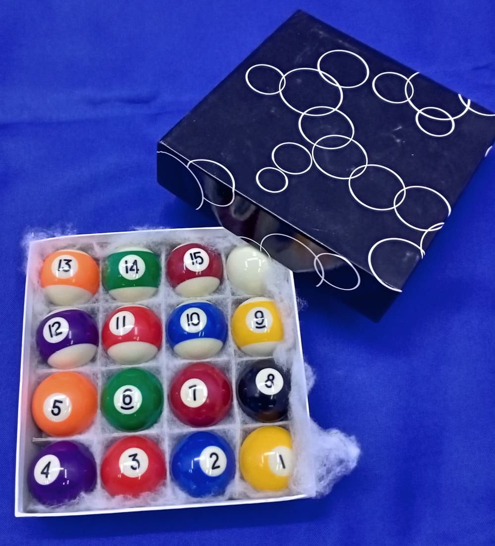 1 SET 1 3/4 INCHES TAIWAN BILLIARD BALL SET/ 1 3/4 inches Pool Ball Set