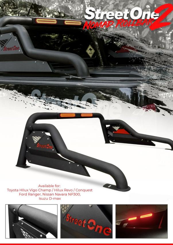 Toyota Hilux E J G 20162024 Street one Hard steel Rollbar Thailand