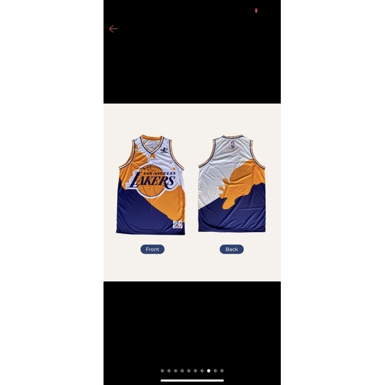 FABS APPAREL FULL SUBLIMATION LAKERS JERSEY SANDO FOR MEN