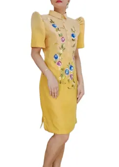 lazada yellow dress